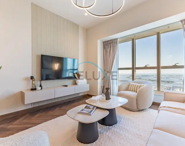 Serene 2-Bedroom w/ Iconic Palm Jumeirah Views — Dubai Marina